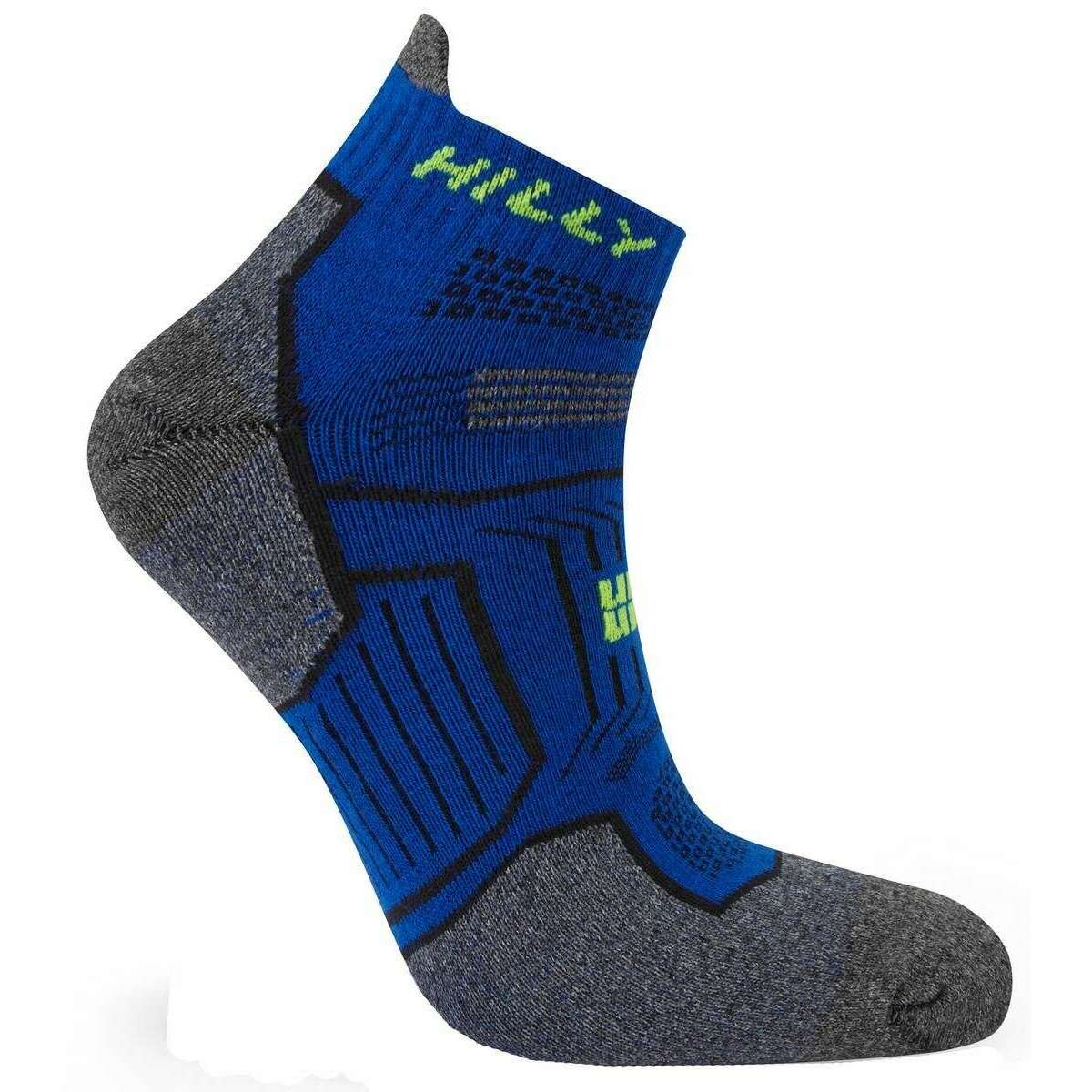 Hilly Twin Skin Socklets - Cobalt Blue/Grey Marl - Image 3
