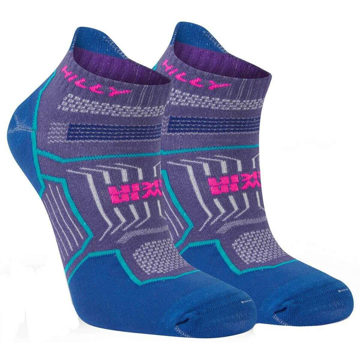 Hilly Twin Skin Socklets - Grape Purple/Blue - Image 4