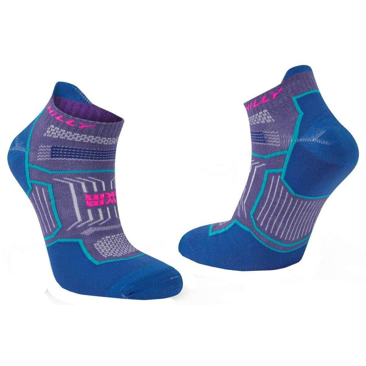 Hilly Twin Skin Socklets - Grape Purple/Blue - Image 5
