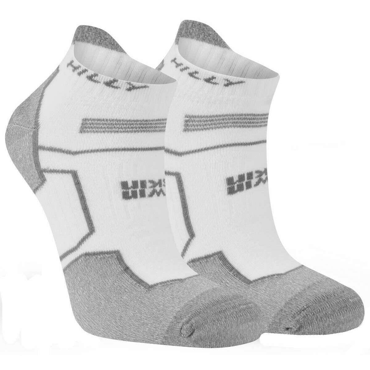 Hilly Twin Skin Socklets - White/Grey Marl - Image 4