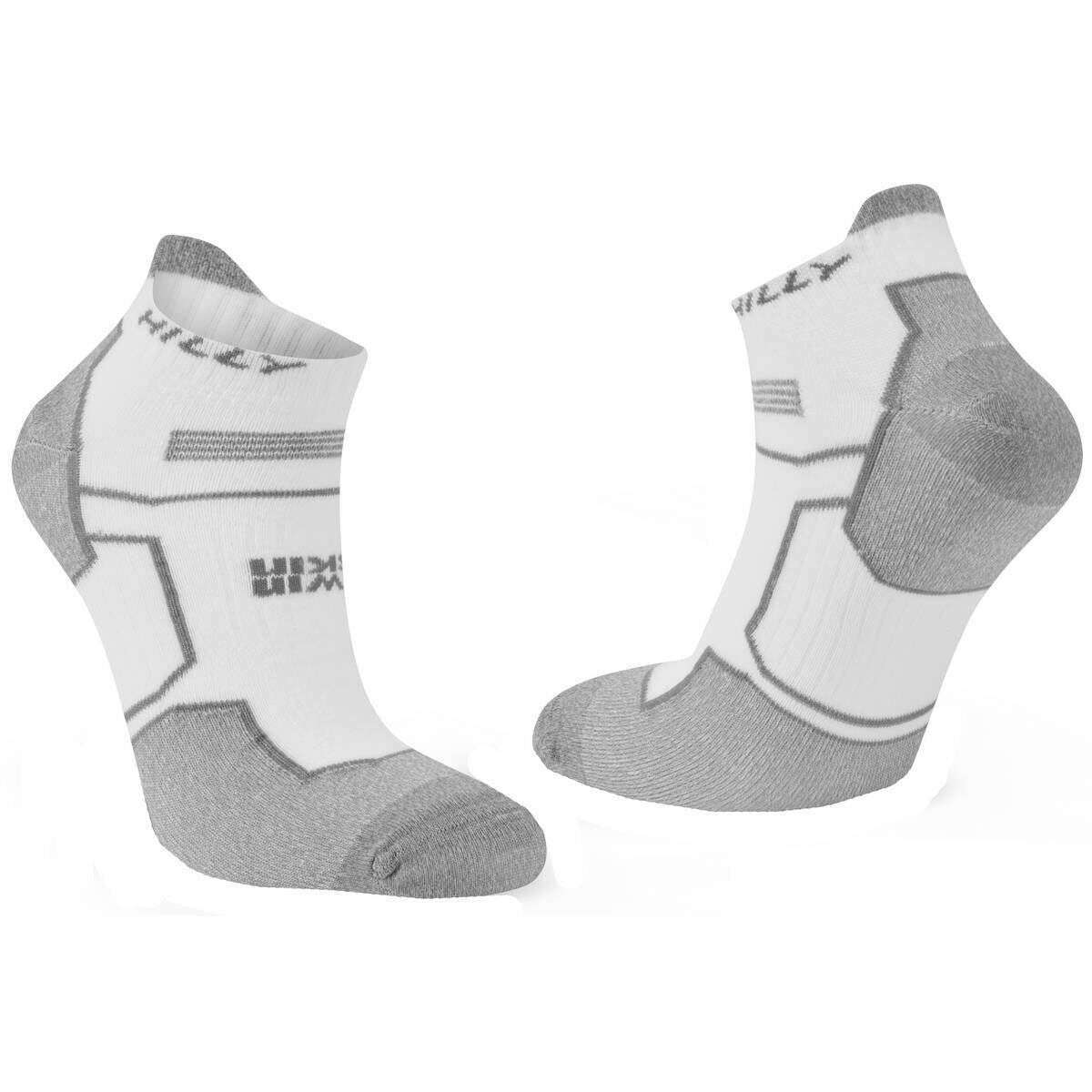 Hilly Twin Skin Socklets - White/Grey Marl - Image 5