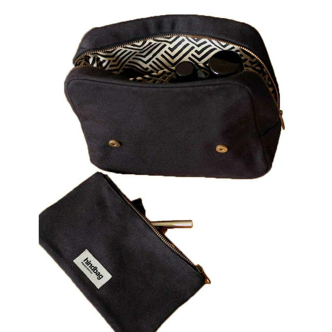 Hindbag Alix Extra Large Toiletry Bag - Black - Image 2