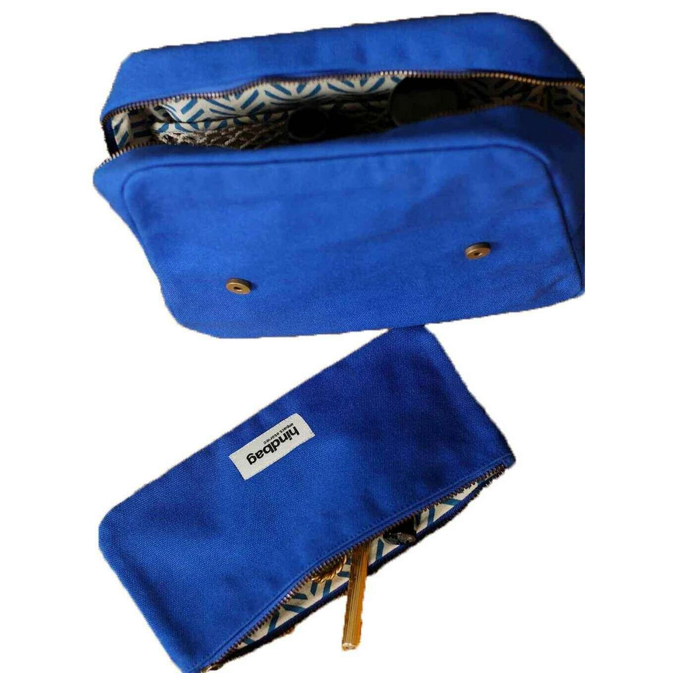 Hindbag Alix Extra Large Toiletry Bag - Electric Blue - Image 2