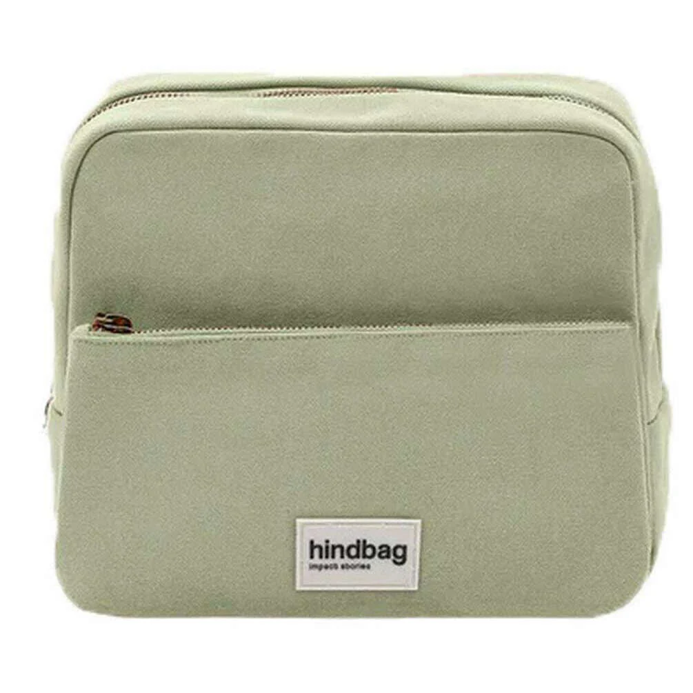 Hindbag Alix Extra Large Toiletry Bag - Green Clay