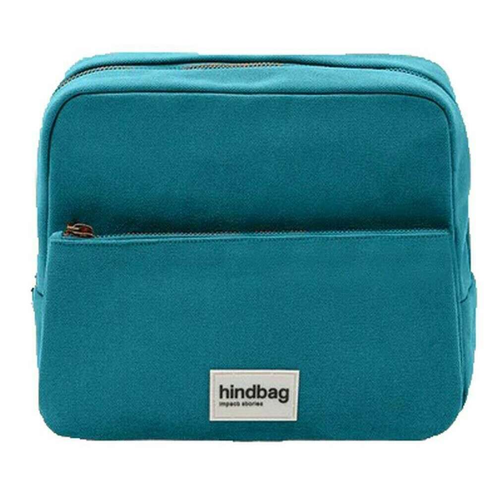 Hindbag Alix Extra Large Toiletry Bag - Peacock Blue