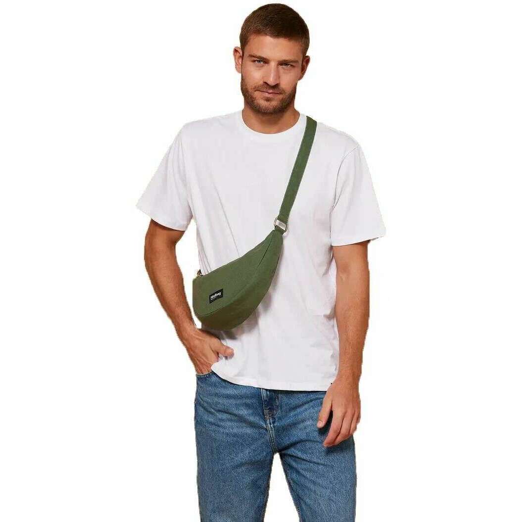 Hindbag Andrea Half Moon Bag - Olive Green - Image 2