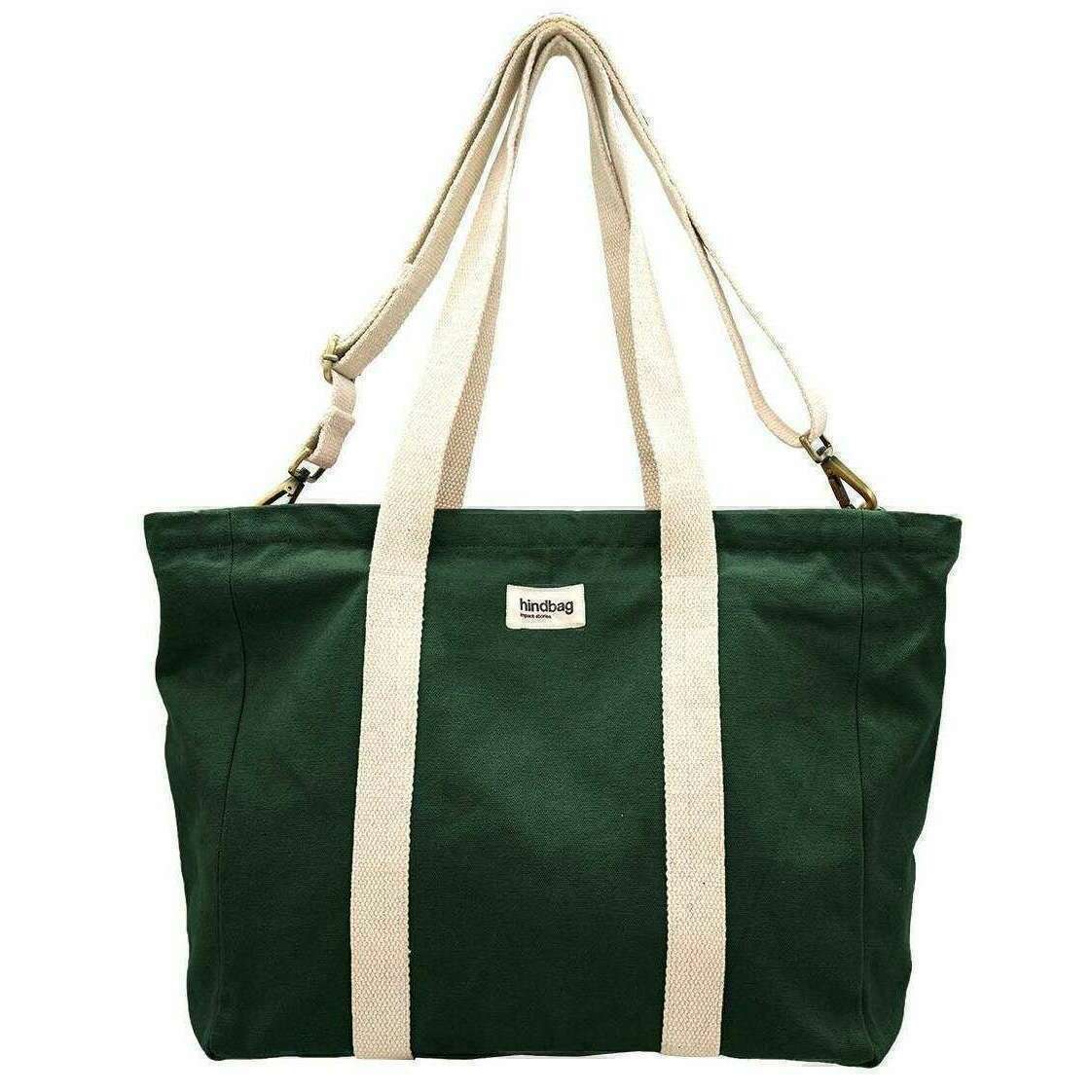 Hindbag Cesar Small Tote Bag - Forest Green