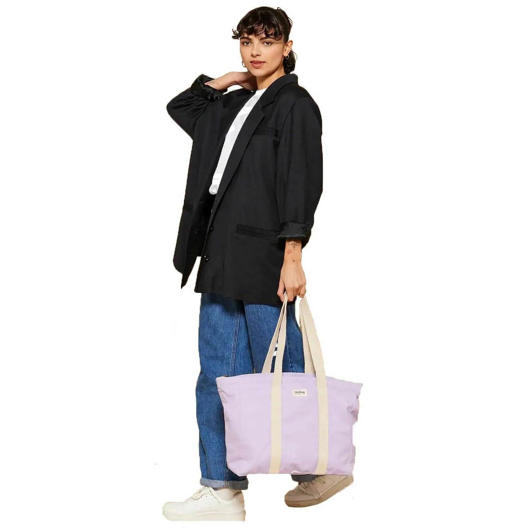 Hindbag Cesar Small Tote Bag - Lilac - Image 3