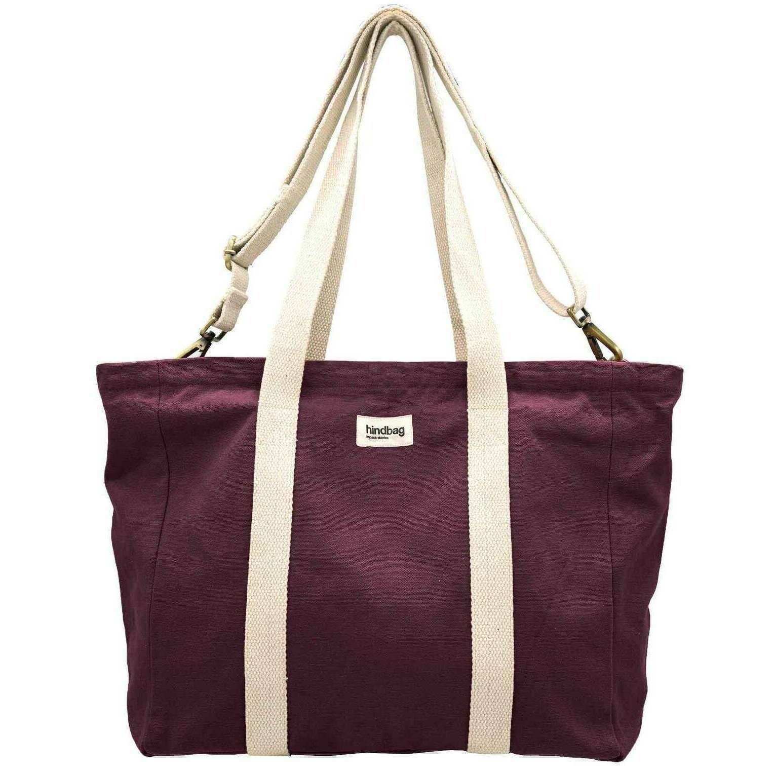Hindbag Cesar Small Tote Bag - Plum Purple