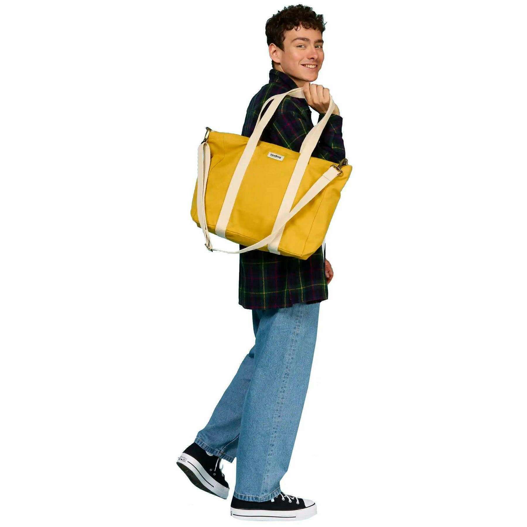 Hindbag Cesar Small Tote Bag - Saffron Yellow - Image 3