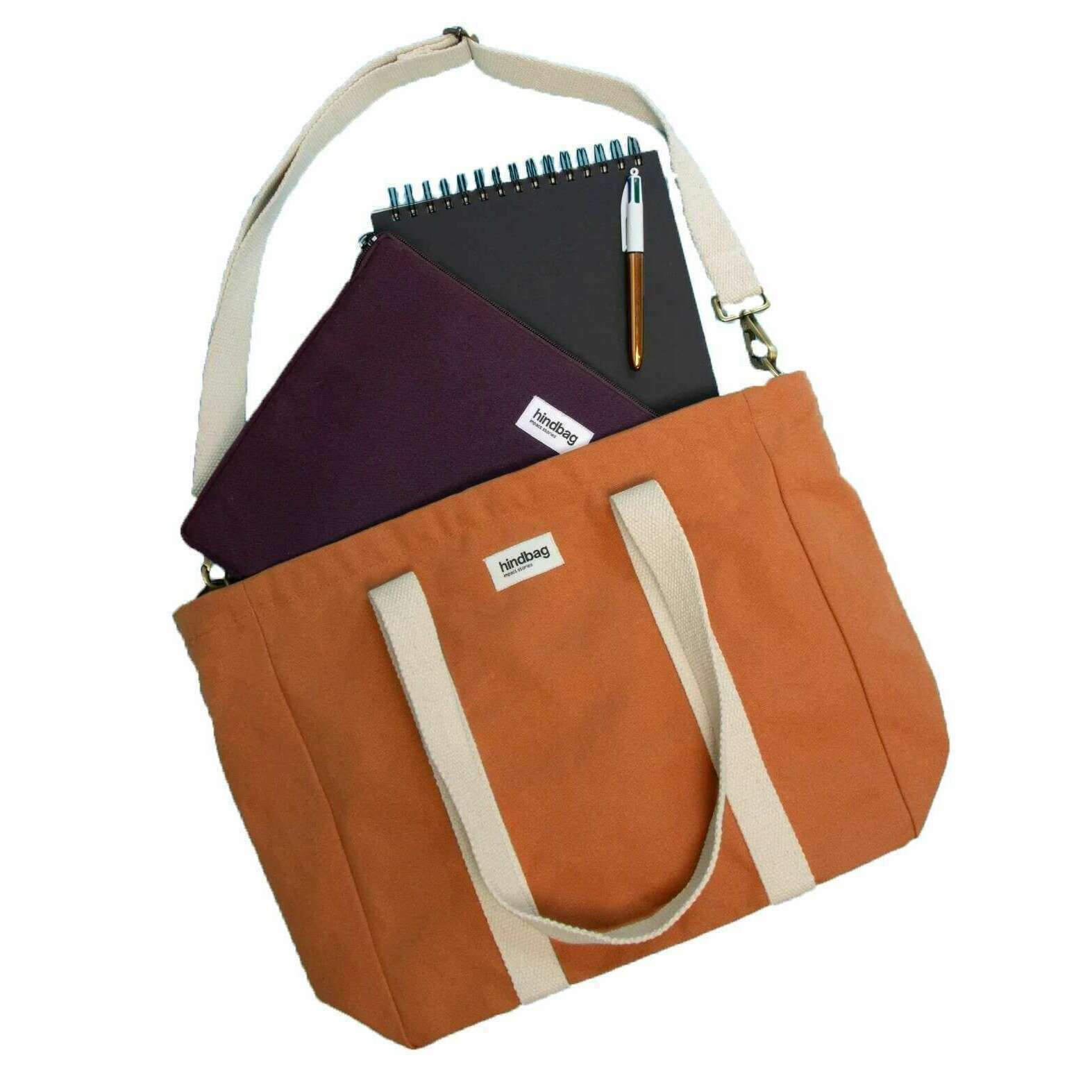 Hindbag Cesar Small Tote Bag - Sienna Orange - Image 4