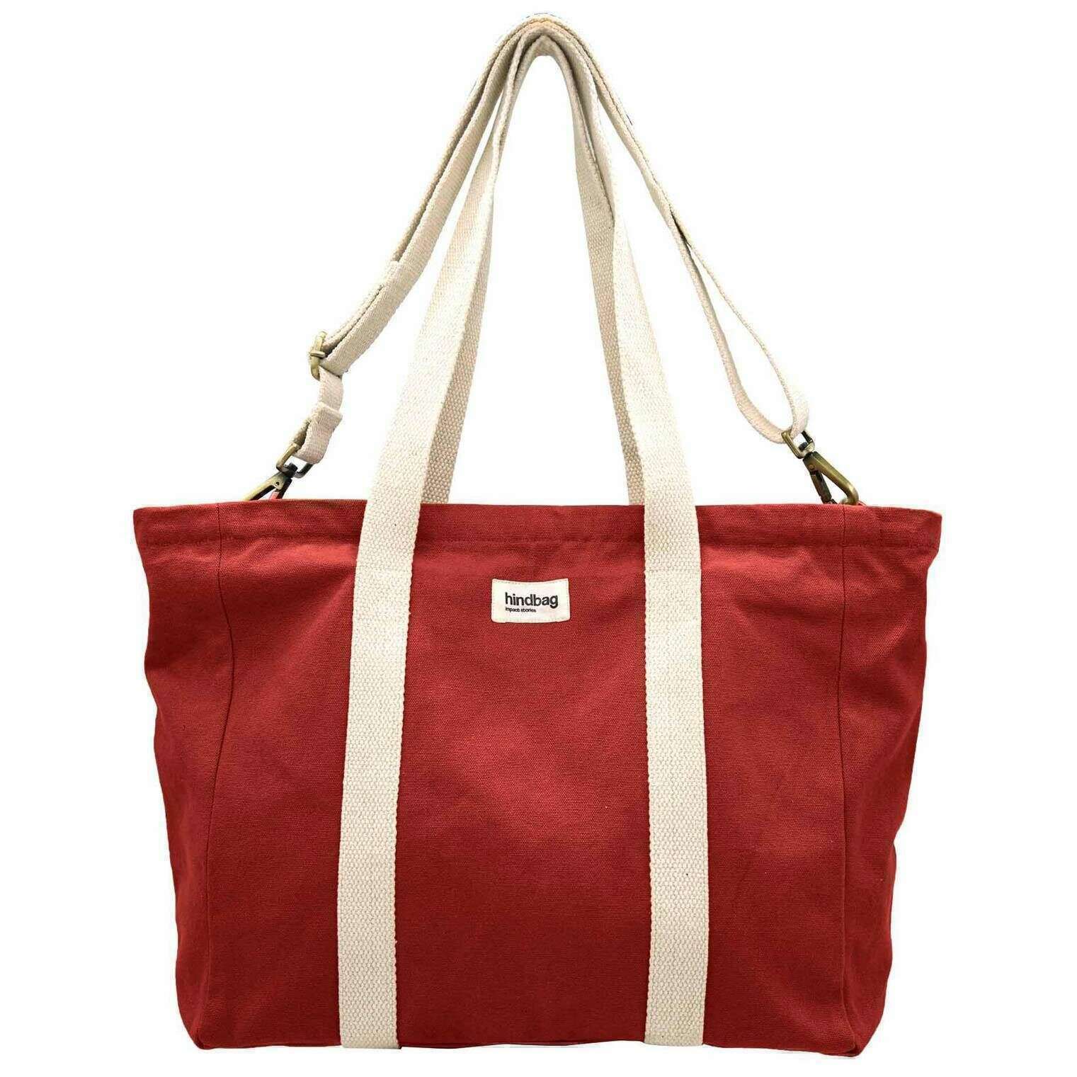 Hindbag Cesar Small Tote Bag - Terracotta Red