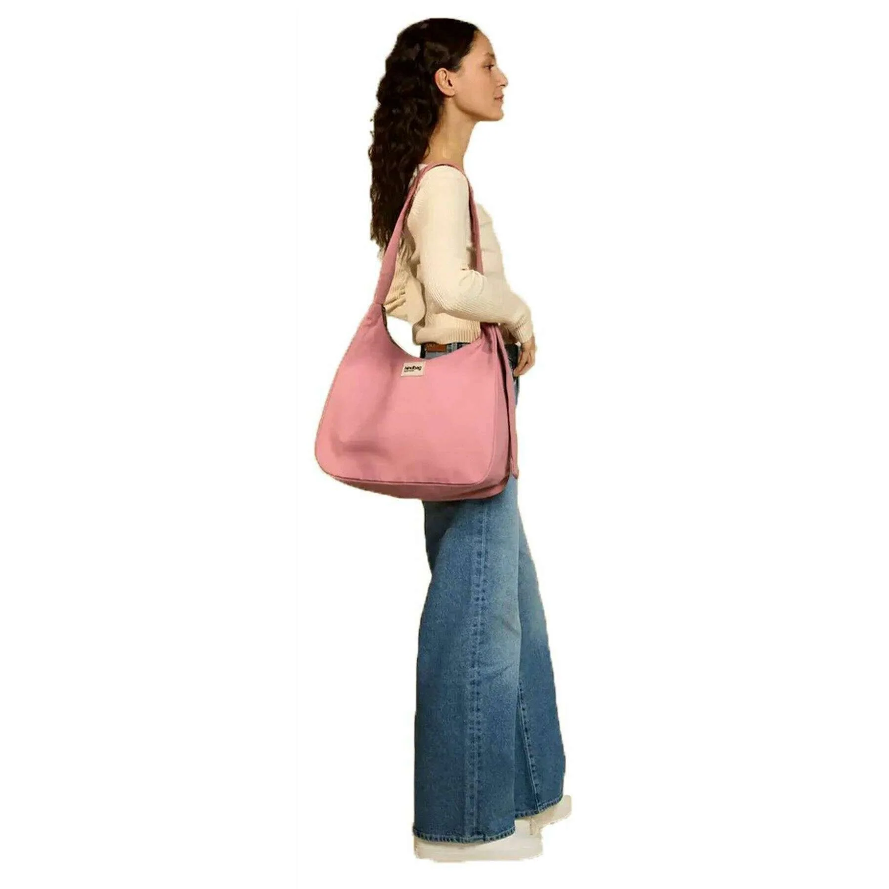 Hindbag Claire Hobo Bag - Blush Pink - Image 5