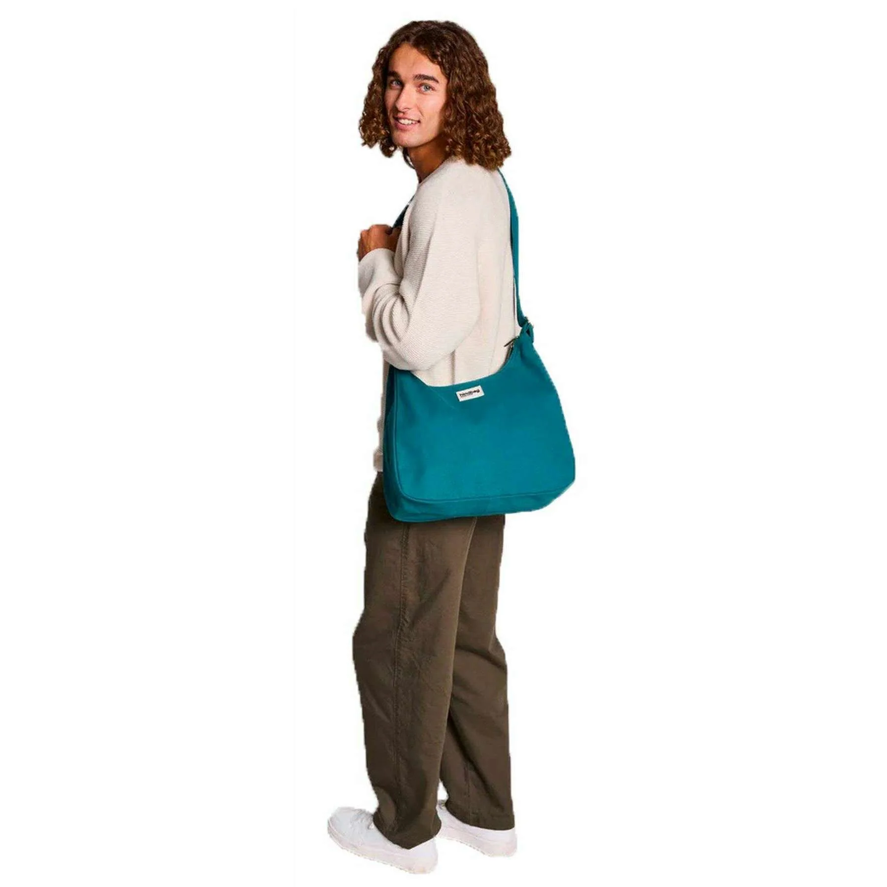 Hindbag Claire Hobo Bag - Peacock Blue - Image 3