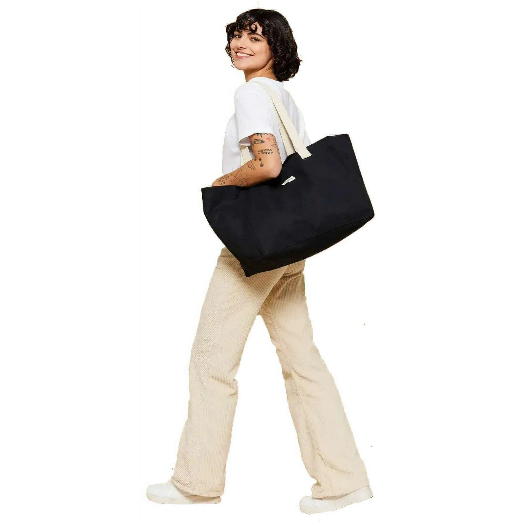 Hindbag Claude Beach Tote Bag - Black - Image 2
