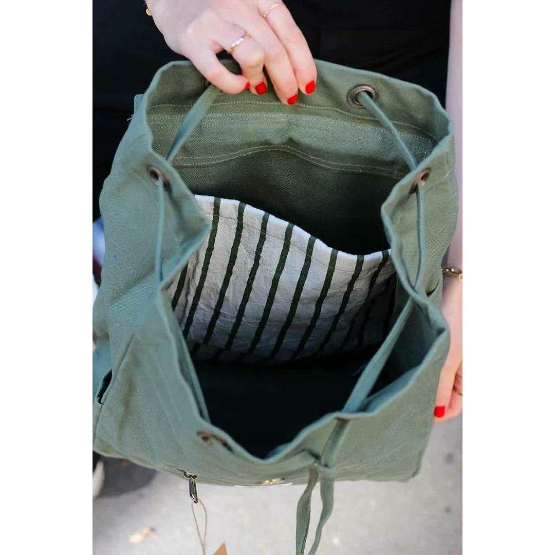 Hindbag Eliot Backpack - Olive Green - Image 3
