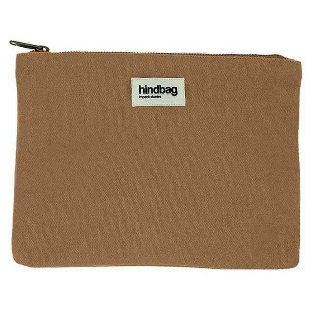 Hindbag Ema Medium Zipped Pouch - Cinnamon Brown