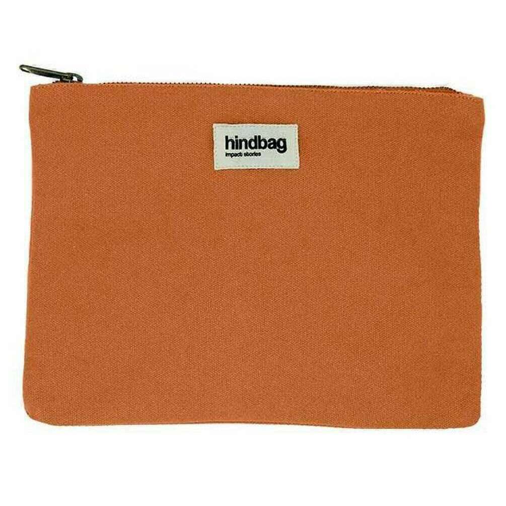 Hindbag Ema Medium Zipped Pouch - Sienna Orange
