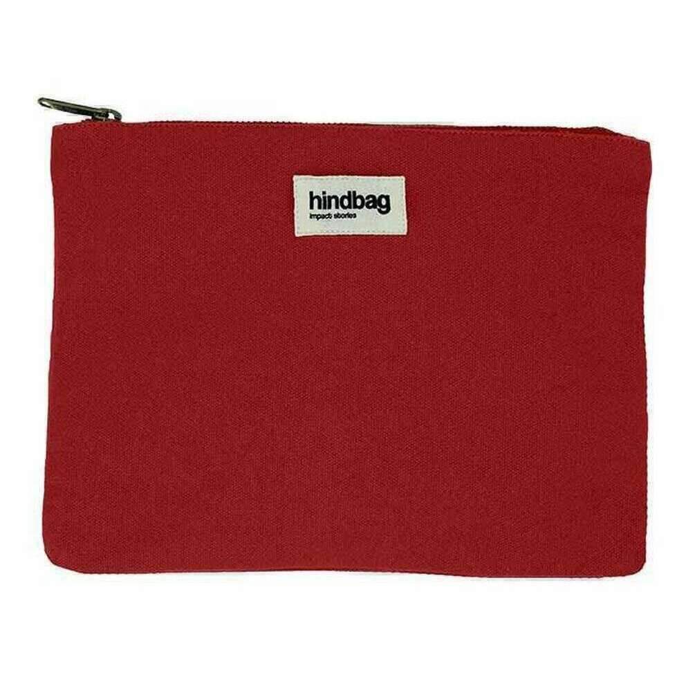 Hindbag Ema Medium Zipped Pouch - Terracotta Red