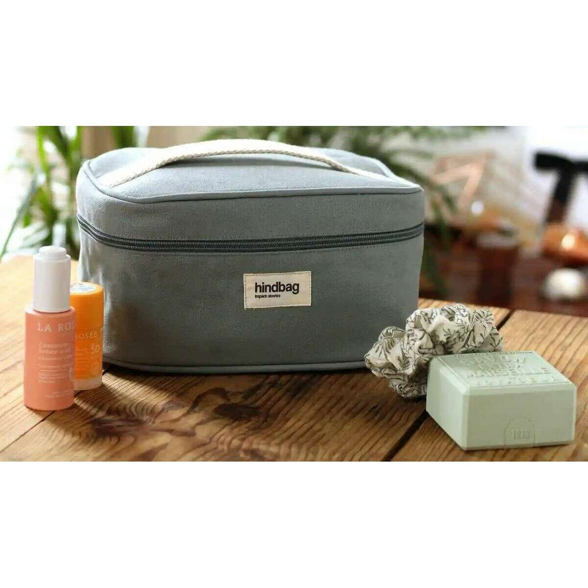 Hindbag Gaspard Vanity Bag - Sage Blue - Image 3