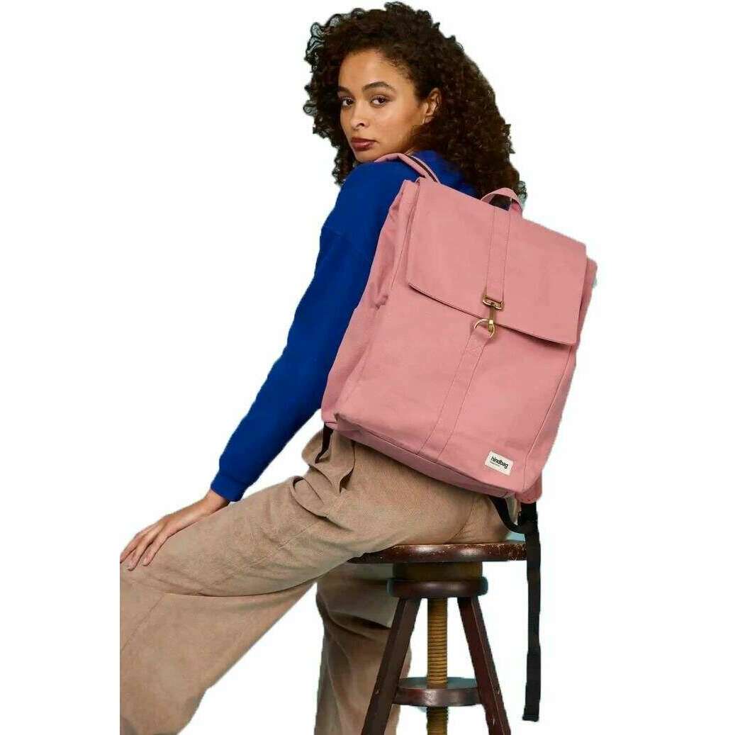 Hindbag Guillaume Flap Backpack - Blush Pink - Image 2