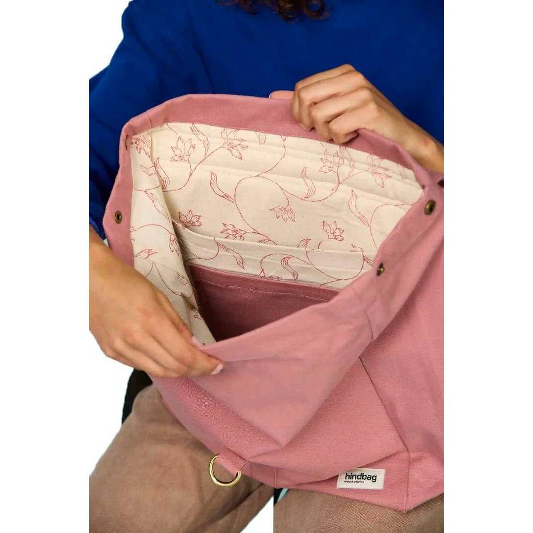 Hindbag Guillaume Flap Backpack - Blush Pink - Image 3