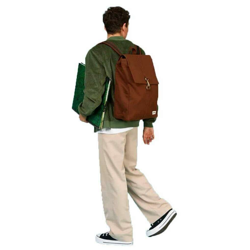 Hindbag Guillaume Flap Backpack - Chocolate Brown - Image 2