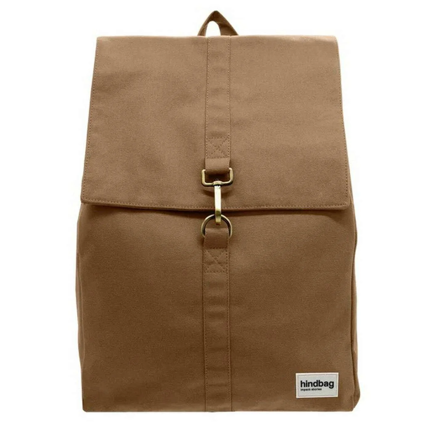 Hindbag Guillaume Flap Backpack - Cinnamon Brown