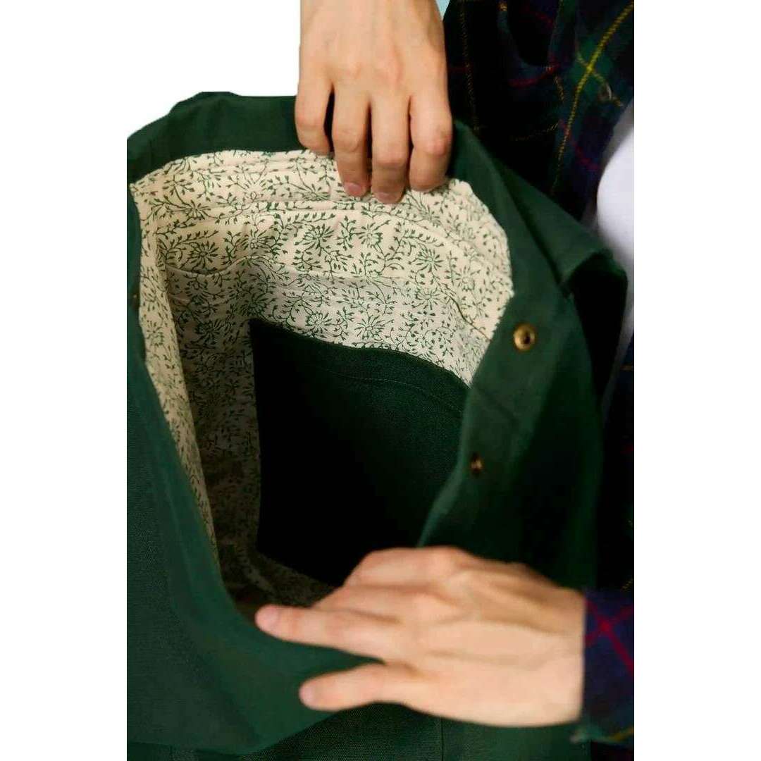 Hindbag Guillaume Flap Backpack - Forest Green - Image 3