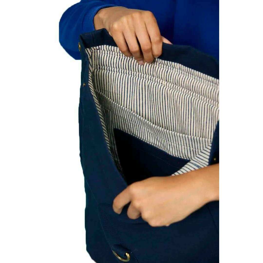 Hindbag Guillaume Flap Backpack - Navy Blue - Image 3