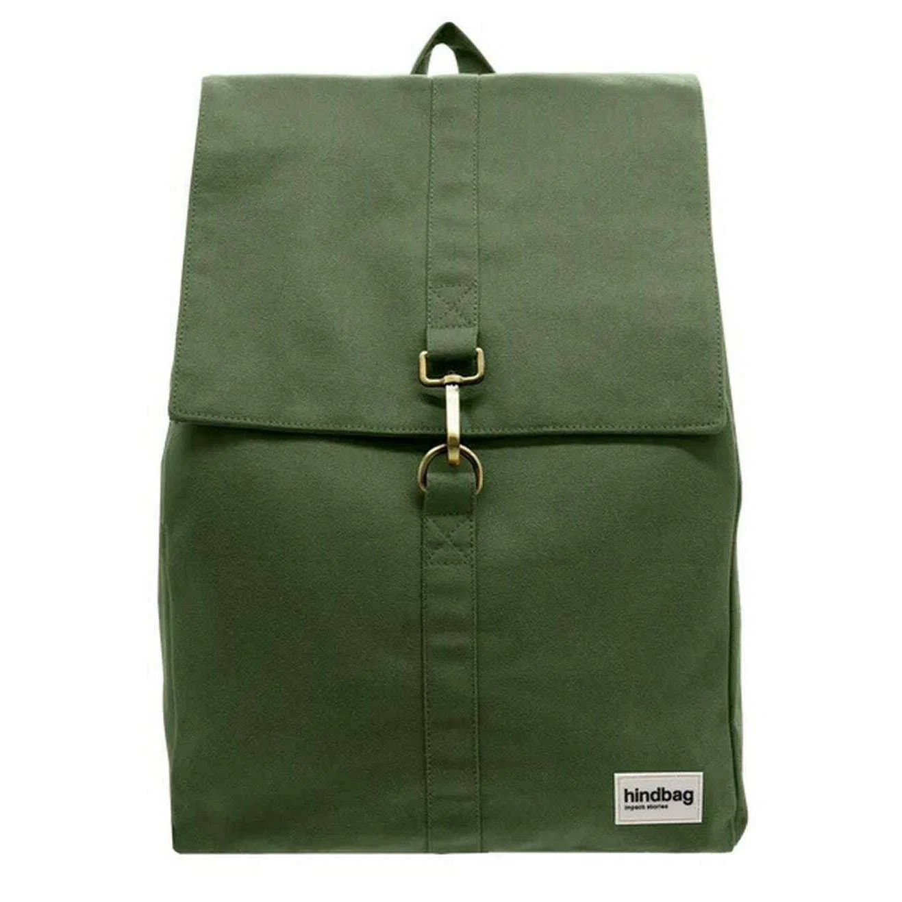Hindbag Guillaume Flap Backpack - Olive Green