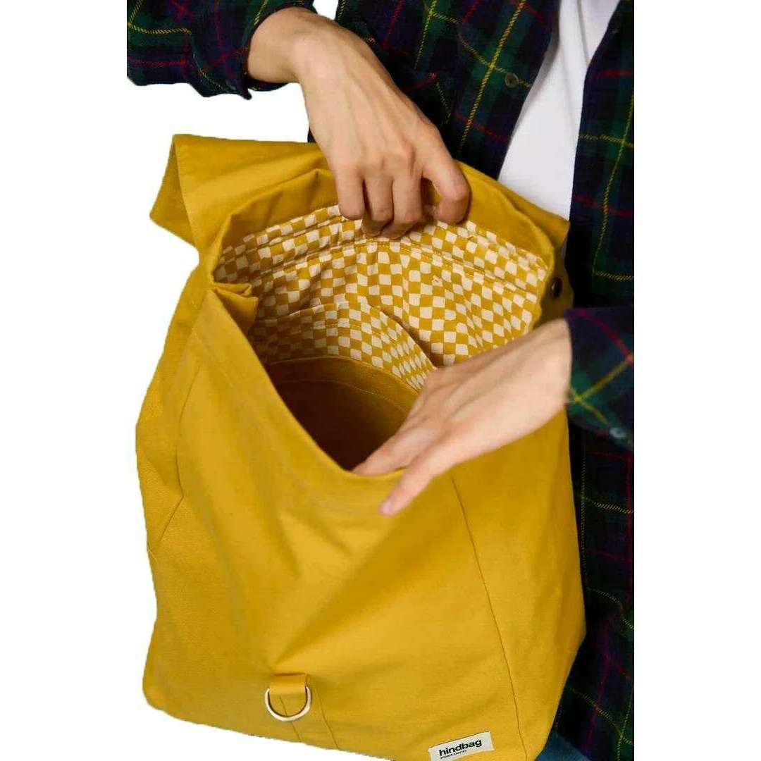 Hindbag Guillaume Flap Backpack - Saffron Yellow - Image 3