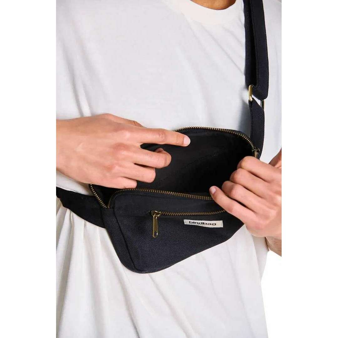 Hindbag Harry Rectangular Bum Bag - Black - Image 5