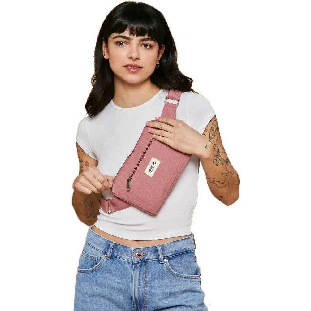 Hindbag Harry Rectangular Bum Bag - Blush Pink - Image 3