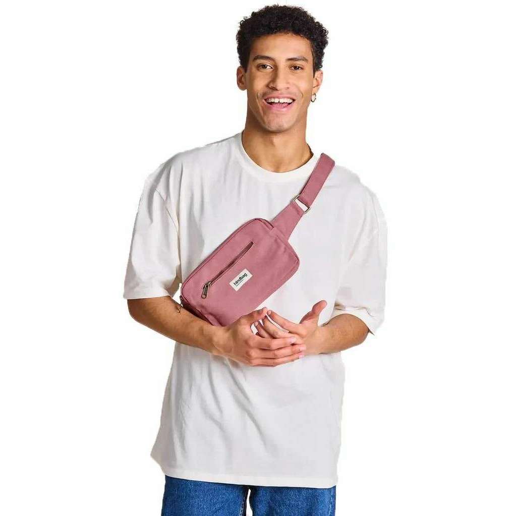 Hindbag Harry Rectangular Bum Bag - Blush Pink - Image 4
