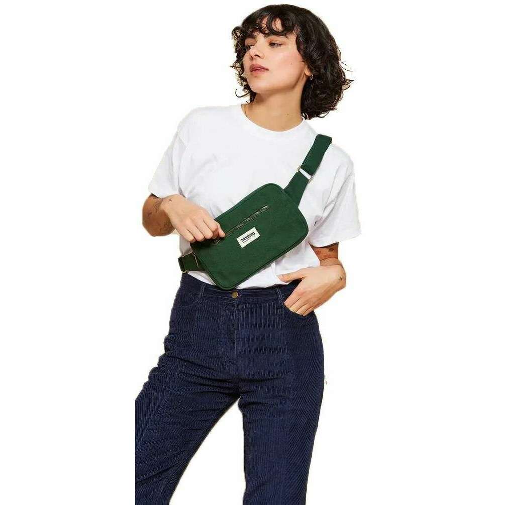 Hindbag Harry Rectangular Bum Bag - Forest Green - Image 3