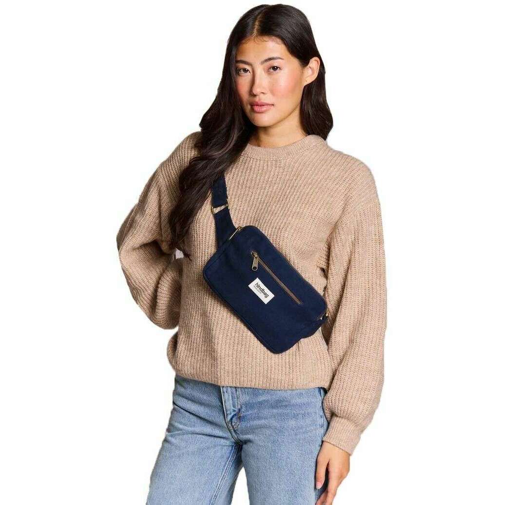 Hindbag Harry Rectangular Bum Bag - Navy Blue - Image 5