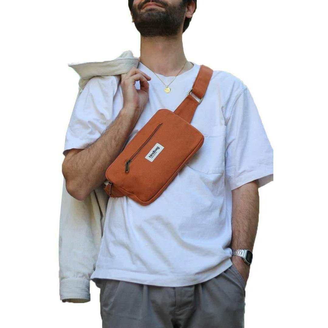 Hindbag Harry Rectangular Bum Bag - Sienna Orange - Image 3