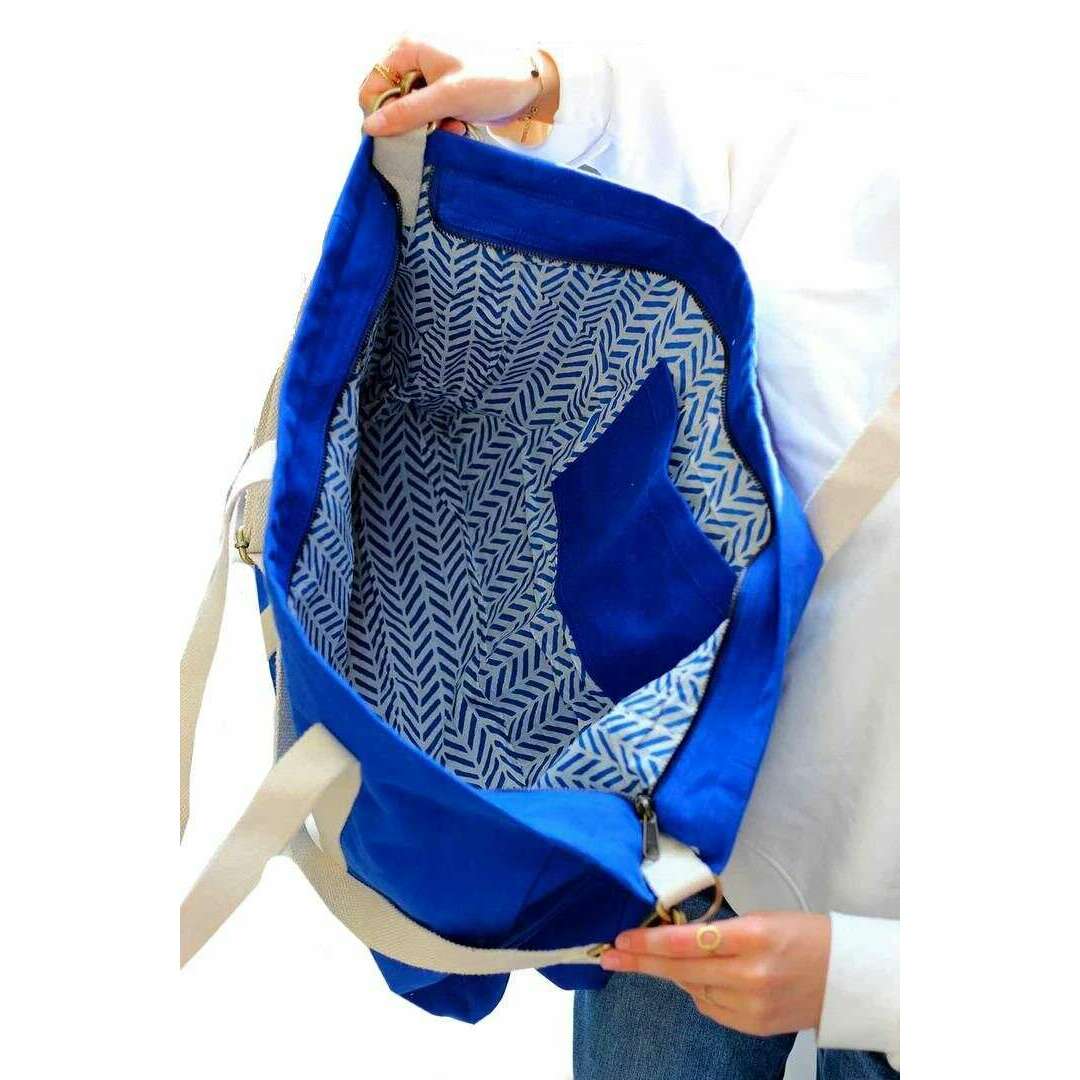 Hindbag Jean Weekend Bag - Electric Blue - Image 3