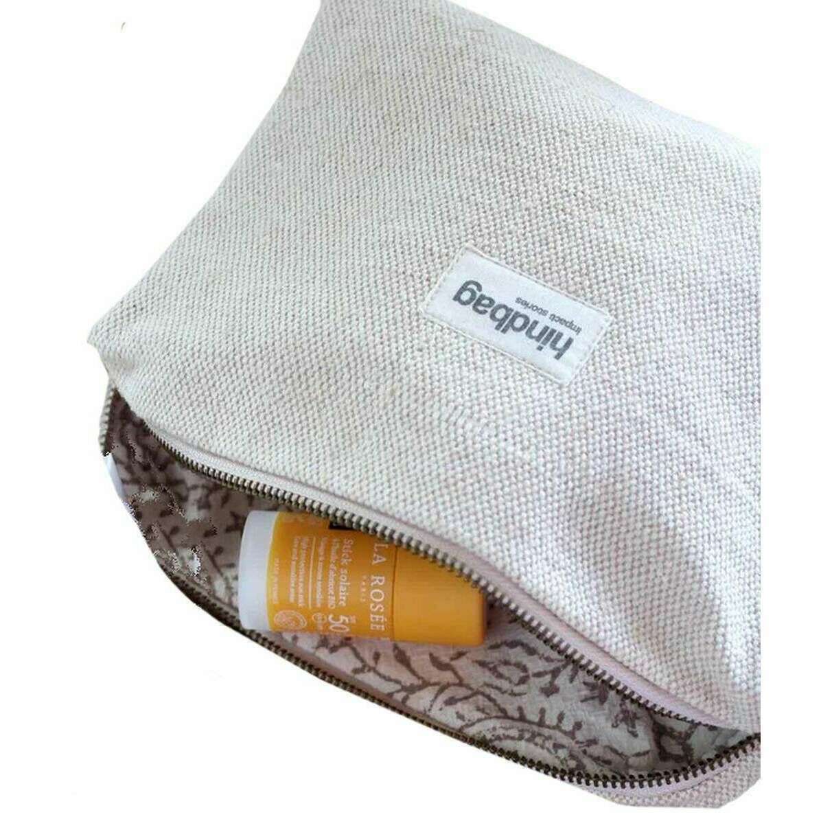 Hindbag Leon Toiletry Bag - Jute Cream - Image 2