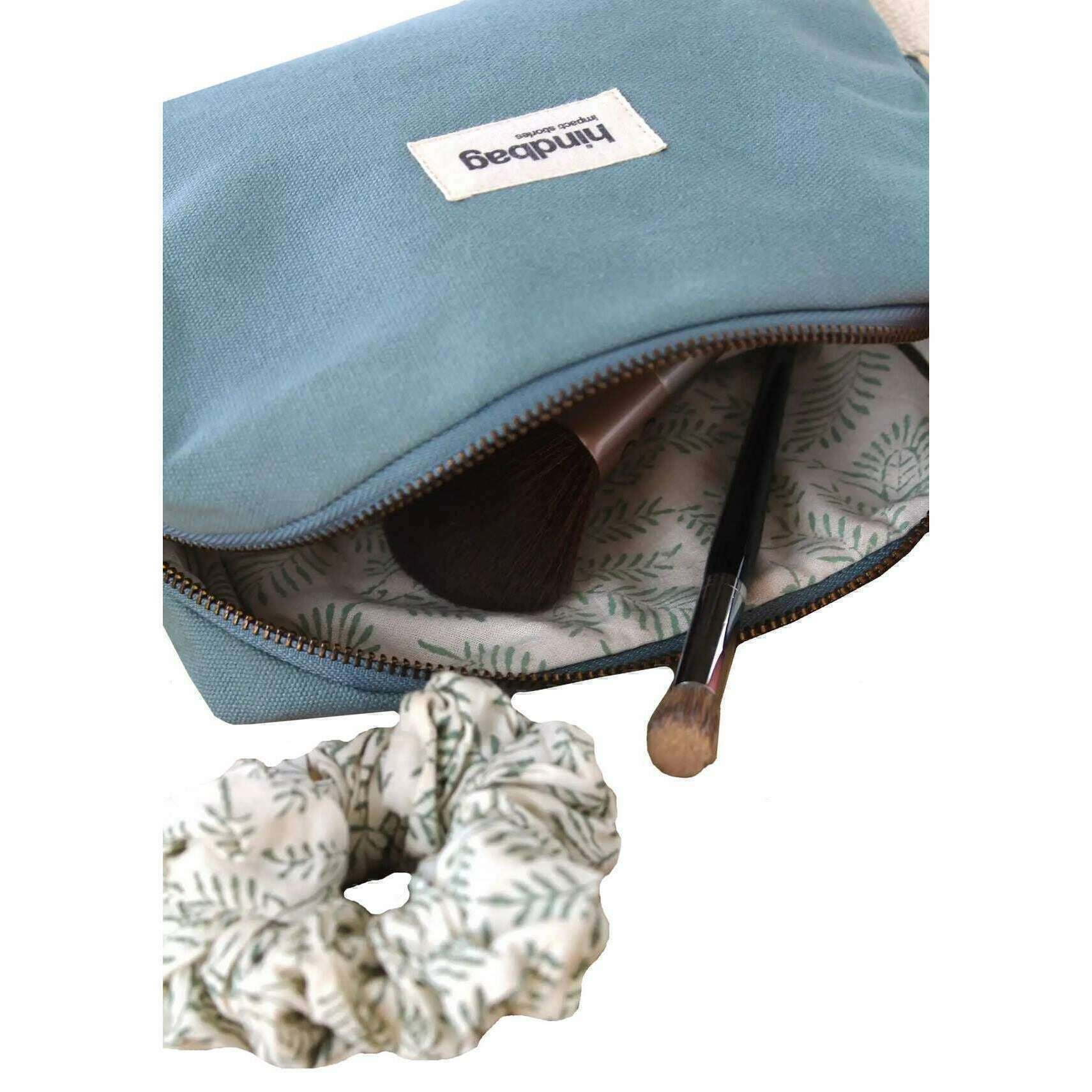 Hindbag Leon Toiletry Bag - Sage Blue - Image 2