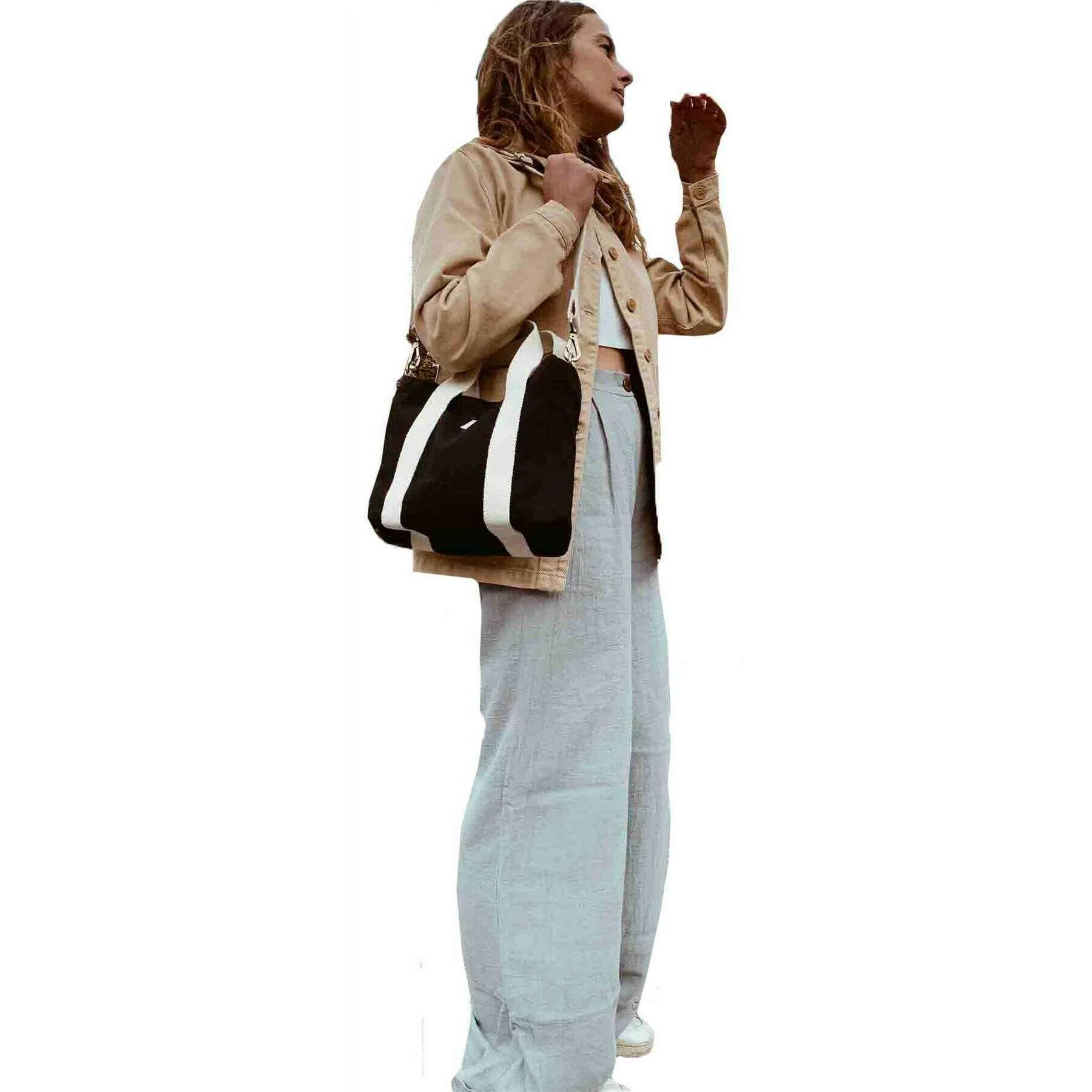 Hindbag Louise Square Crossbody Bag - Black - Image 2