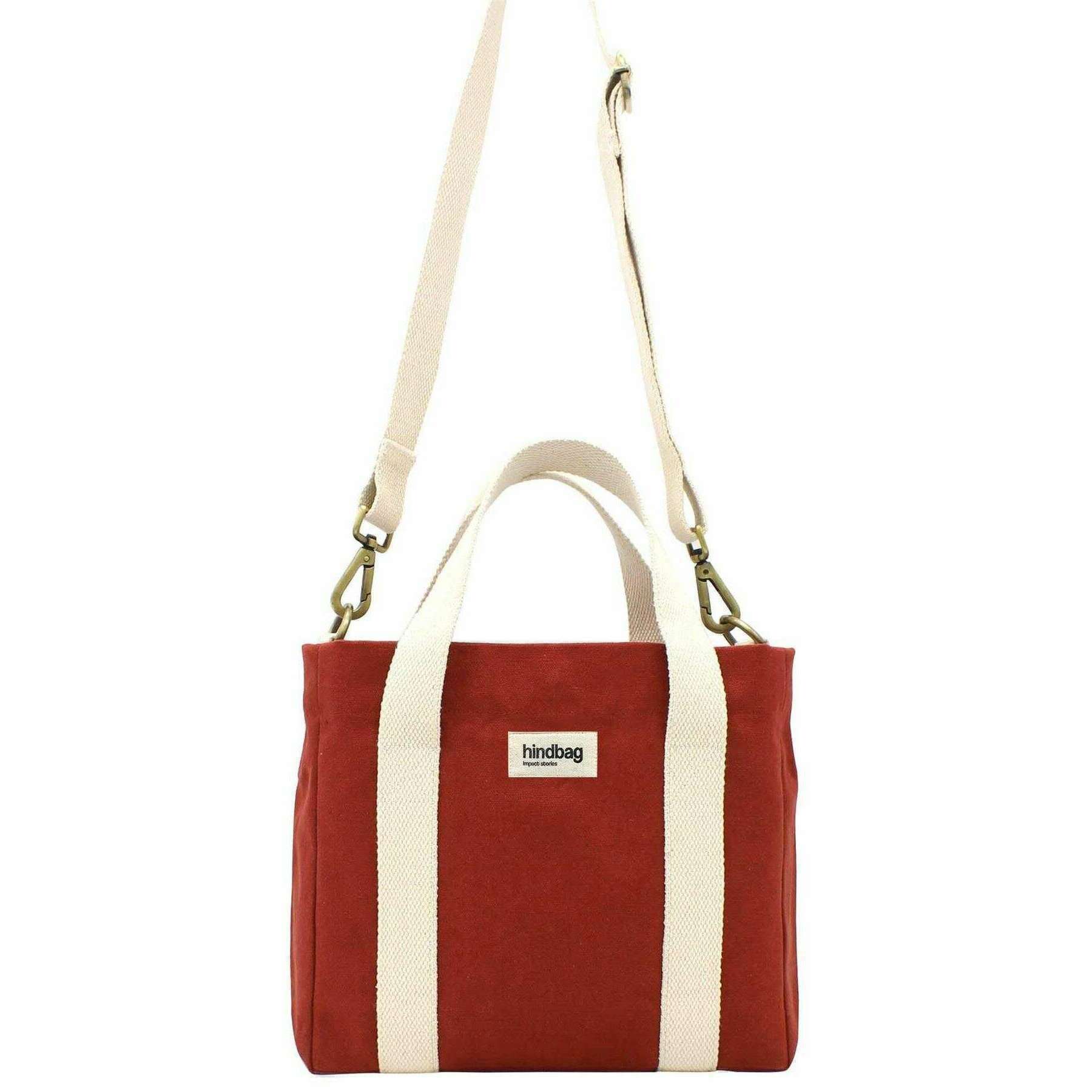 Hindbag Louise Square Crossbody Bag - Terracotta Red