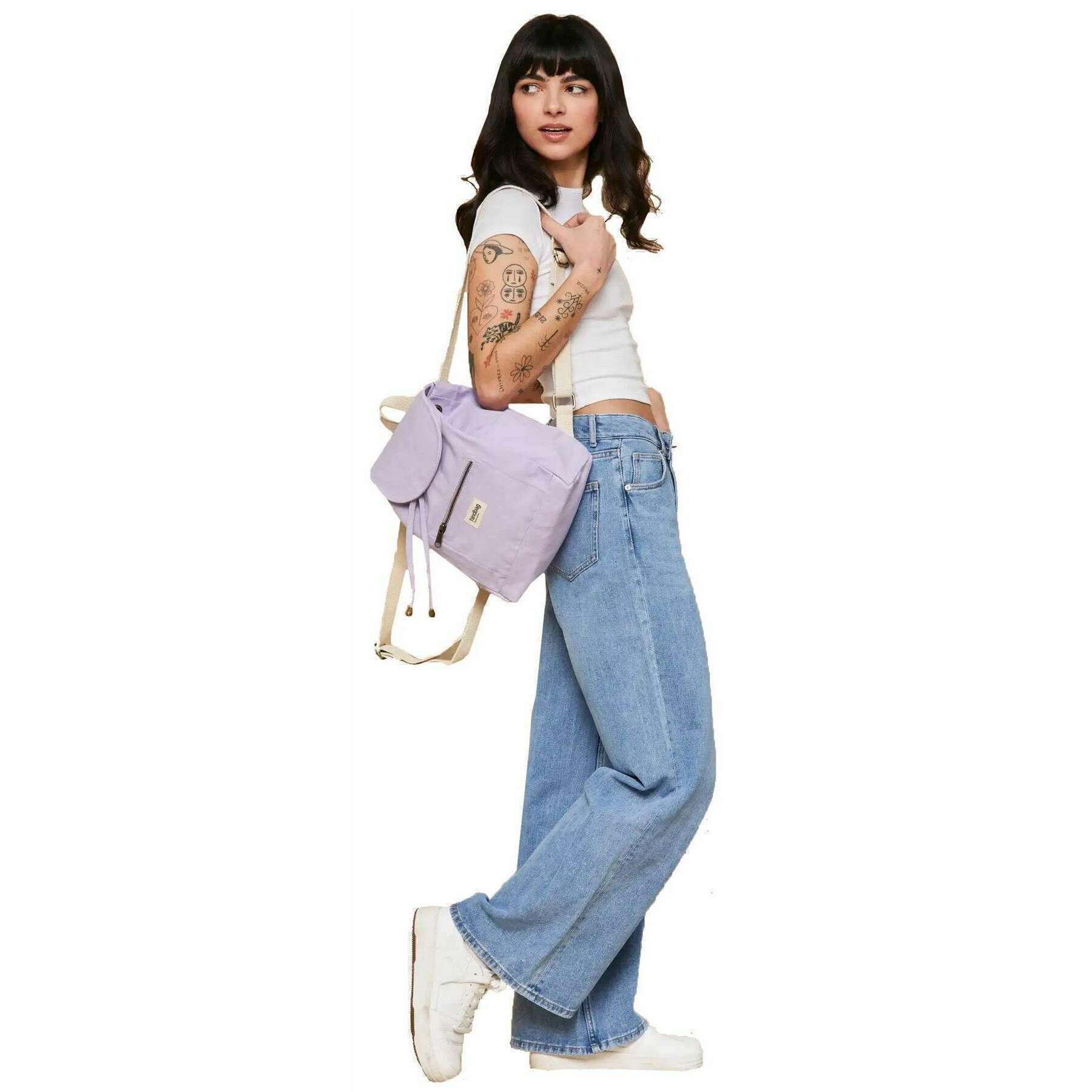 Hindbag Mini Eliot Small Backpack - Lilac - Image 2