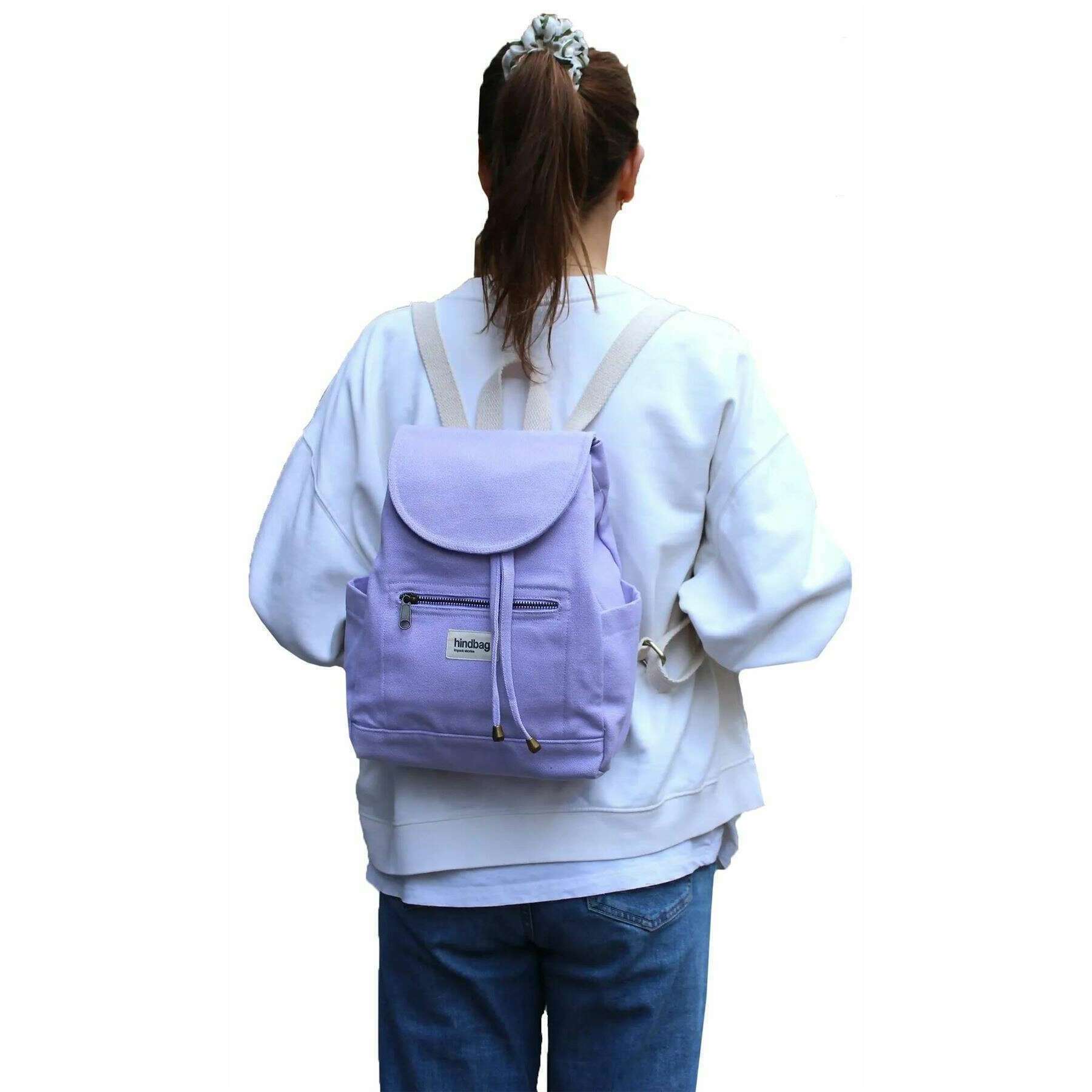 Hindbag Mini Eliot Small Backpack - Lilac - Image 4