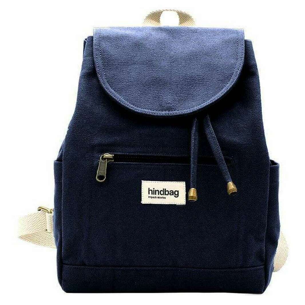 Hindbag Mini Eliot Small Backpack - Navy Blue