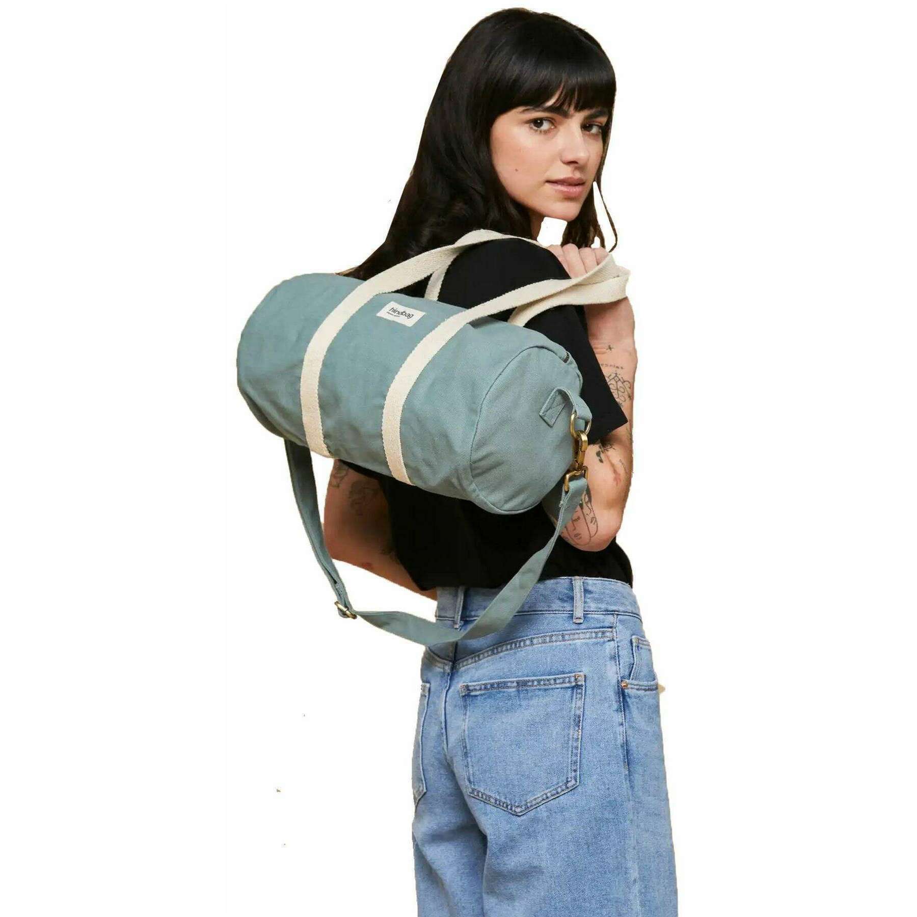 Hindbag Mini Simon Small Duffle Bag - Sage Blue - Image 2