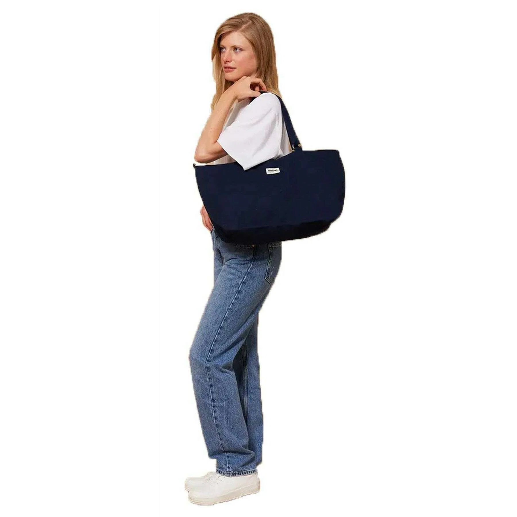 Hindbag Raphaelle Tote Bag - Navy Blue - Image 2