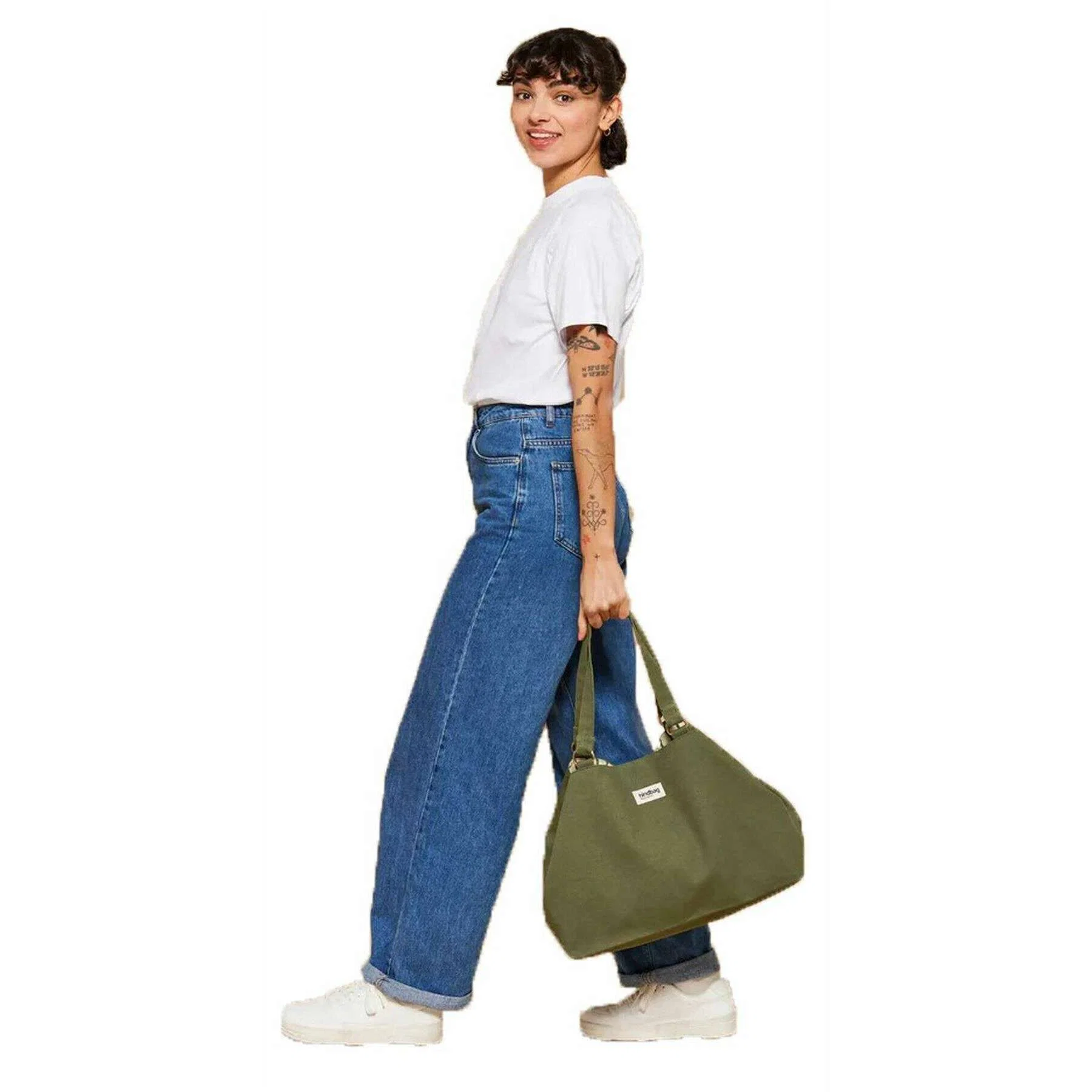 Hindbag Raphaelle Tote Bag - Olive Green - Image 3