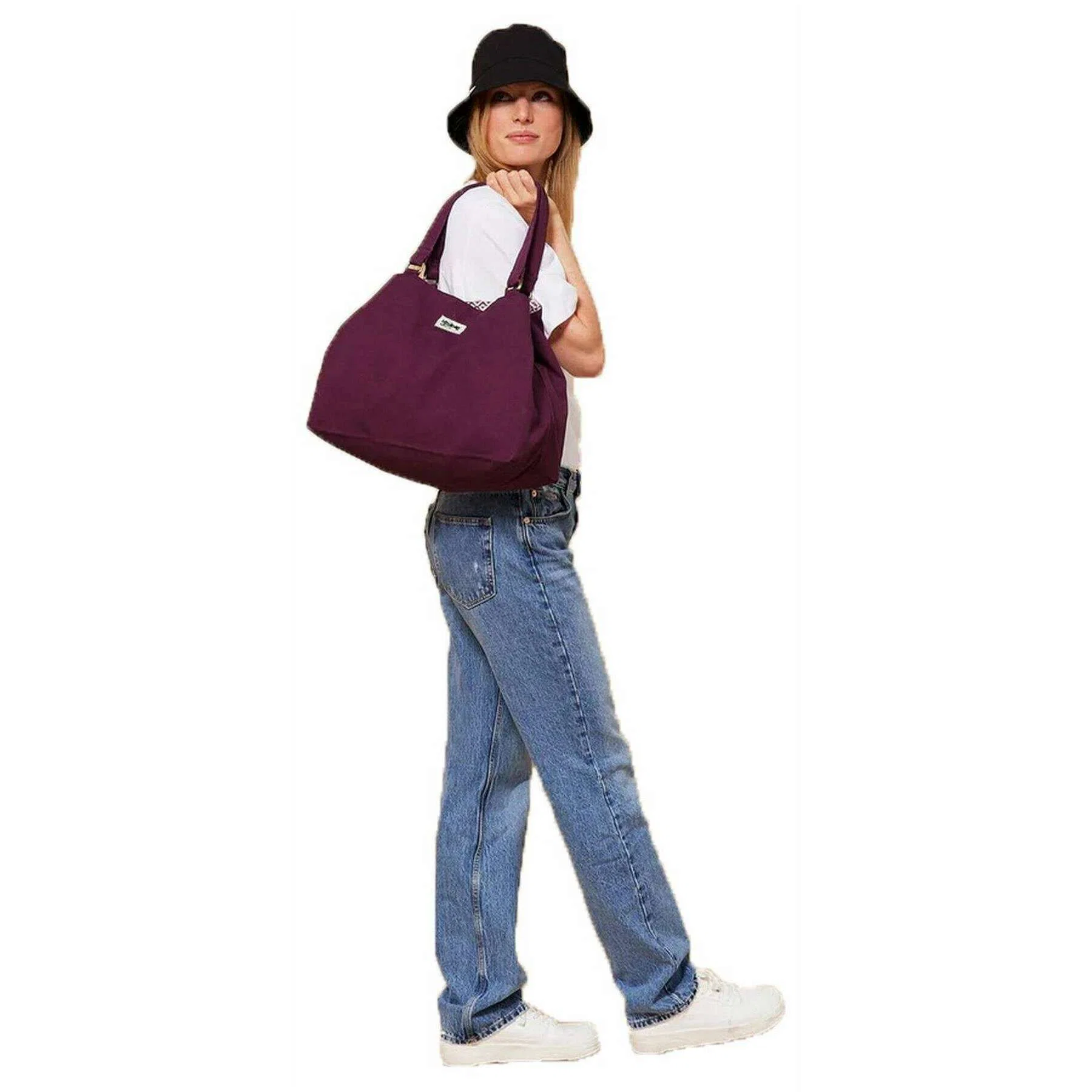 Hindbag Raphaelle Tote Bag - Plum Purple - Image 2